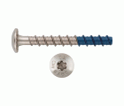 TXT [CP] Anclaje de fijación directa en hormigón Bimetal (cuerpo inoxidable A4 y punta de acero al carbono). Homologado ETE Opt.1. Cabeza Truss
